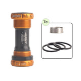 MTB Road Mountain Bike Aluminum BB Thread Bottom Brackets For 68-73mm Bearing Crankset Parts Outdoor Cycling Bicycle Accessories