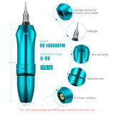 Rocket Tattoo Machine Pen Wireless Tattoo Rotary Machine Power Supply Rotary Tattoo Machine Set with Cartridge Tattoo Machine