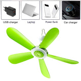 5W Remote Control Timing USB Ceiling Fan Air Cooler USB Fans for Bed Camping Outdoor Hanging Camper Tents Hanger Fan 2.4m 19QE