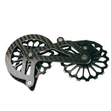 Dropship-Road Bike Rear Derailleur for Shimano 6700 6770 6800 6870 9000 9070 Carbon Fiber 17T Pulley Bicycle Derailleur