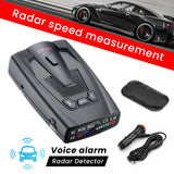 STR-555 Car Radar Detector Anti Radar Detector English Russian Thai Speed Alarm System with Red Light Camera Alert