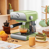 220V 1.5L 850W 58mm Filter 20bar Pump Bean To Cup Espresso Coffee Machine Coffee Maker With Grinder For Home And Office