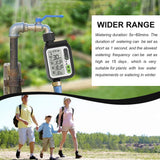 KKmoon Watering timer Electronic Irrigation Regulator Automatic Irrigation Timer with LCD Screen Waterproof Sprinkler Controller