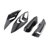 4pcs Motorcycle Front Rear Turn Signals Tail Lights  Cover Protector for Yamaha Xmax 125 250 300 400 17-18 (Black)