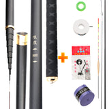 Super Light Hard Carbon Fiber Hand Fishing Pole Telescopic Fishing Rod 2.7M/3.6M/3.9M/4.5M/5.4M/6.3M/7.2M/8M/9M/10M Stream Rod