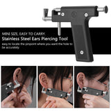 Stainless Steel Body Piercing Tool Kit Professional Ear Nose Navel Piercing Machine Nose Navel Piercing Tool Set