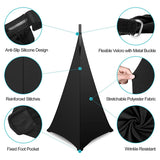 Speaker Stand Cover-Dj Speaker Covers Compatible With Most Adjustable Tripod Speaker Stand, Speaker Stand Scrim Cover