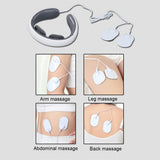 Electric Pulse Heat Neck Far Infrared Cervical Massager Heat Relaxing Health Care Intelligent Pain Relief with electrode sheet
