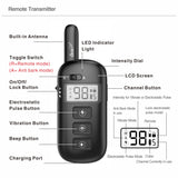 2 in 1 Dog traning collar Remote 600m Contro Anti Bark Collar Electric Shock Vibration sound no barking training Dog Supplies