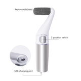 Foot File Pedicure Tool Electric for Heels Care Remove Hard Cracked Grinding USB Chargable Device Electric Dry Dead Skin Remover