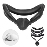 Soft PU Leather Eye Mask Cover Light Blocking Eye Cover Pad For Oculus Quest 2 VR Glasses Protective Mat With VR Lens Cover