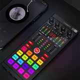 Mobile phone sound card KB11 live broadcast set Outdoor anchor singing special microphone complete equipment