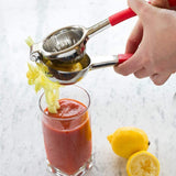 Lemon Squeezer Juicer,Citrus Juicer,Press with Silicone Handles Zester Grater,Grater Citrus Squeezer for Home