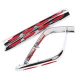 Motorcycle Saddlebag Molding with Red Lens for Honda Goldwing GL1800 (2001-2012)