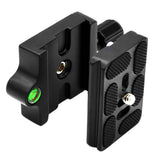 Camera Quick Release Plate Universal Camera Quick Release Clamp Adapter With PU60 QR Plate For Tripod Monopod Slider