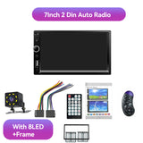 2 Din Stereo Receiver Carplay Gps Car Radio FM Audio Bluetooth 7" Autoradio MP5 Video Player For Universal USB TF FM Receiver