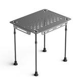 Portable Camping Aluminum Alloy Table Folding Hollow Splicable Adjustable Outdoor Picnic Fishing Barbecue Mini Table