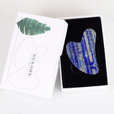Heart Shape Jade Gouache Scraper Face Massager Skin Lifting Slimming Remove Wrinkle Acupuncture Gua Sha Therapy Massage Stone