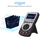 2 In 1 Oscilloscope Multimeter Portable Analog Bandwidth 20KHz 200Ksps Current Intelligent Digital Diode Tester With Bar Graph