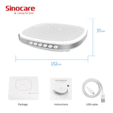 Sinocare White Noise Machine Natural Sound Portable Soothing Parents Baby Sleeping,Smart Home Timing Music Sleep Meter USB