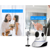 Indoor Security Camera 1080P Full HD WiFi Wireless Camera with Auto Motion Tracking 2CH Audio for Pets Babies