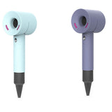 2 Pcs Hair Dryer Case Cover for Dyson Soft Silicone Gel Dust Proof Blower Protective Skin Cover, Blue & Gray Purple