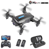 Foldable Mini Drone With 4K HD Fpv Camera For Kids Adults WiFi RC Quadcopter Flight Time 40 Minutes Real-time Image Transmission