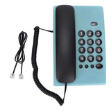 Home Landline Phone Wired Phones Desktop Corded Fixed Phone for Home Office Hotel Telephone Support Pause Mute Redial Function