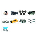 1Set 2 Type Model D90 1:12 Scale Rc Crawler Car 2.4G 4Wd Remote Control Truck Toys Unassembled Kit Defender Pickup