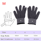 S/M/L Size Conductive Electrotherapy Massage Electrode Gloves Relax Shock Wire Tens Machine Therapy Hand Massager Tool