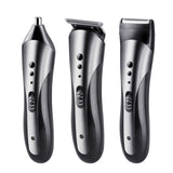 3 In1 Mens Electric Hair Trimmer Rechargeable Hair Clipper Portable Beard Shaver Shaving Machine Razor Beard Nose Trimmer TSLM1