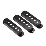 Set Of 3 Ply Black 11 Hole Sss Guitar Pickguard Strat Back Plate Pickup Covers Knobs Guitarra Tips Guitar Parts &amp; Acces