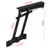 2pcs Folding Spring Tea Table Hinge Furniture Lift Up Top Mechanism Hardware Lifting Rack Shelf For Coffee ComputerTable Lifter