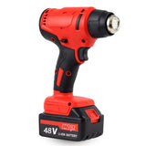 48V  Cordless Heat Gun Hot Air Machine Lithium Rechargeable Heating Equipment Temperatures Adjustable for Makita Battery Tool