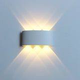 Led Wandlamp Aluminium Outdoor IP65 Waterdichte Up Down Wandlamp Voor Thuis Trap Slaapkamer Bed Badkamer Gang Verlichting RF18