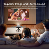 Yt500 Home Mini Projector Miniature Children Led Mobile Phone Projector Built-in Speaker Portable Media Player