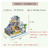 Different Styles of Doll House Furniture Diy Miniature 3D Wooden Miniaturas Dollhouse Toys For Children Birthday Gifts