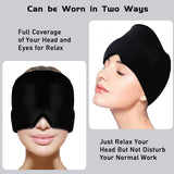 Wholesale 360° Gel Migraine Ice Head Wrap Migraine and Headache Relief Cap Cooling Sleep Mask for Puffy Eyes Sinus Pain Relief