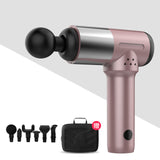 2020 Mini Household Massager Electric Impact Grab Massage Gun Brushless Fascia Gun Massager Physiotherapy Massage 20 Gears Heads