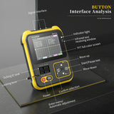 DSO-TC2 200kMHz Handheld Digital Oscilloscope 2.5MS/s 2.4'' Transistor Tester 2.5ms/s TFT Color Screen