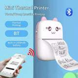 Mini Printer Portable Thermal Printing Machine Bluetooth Mini Photo Picture Label PrinterDIY Home Use Printer for Android iOS
