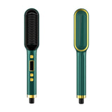 Hair Straightener Brush Heat Comb Hair Straightening Iron Adjustable Temperature Settings Anti Scalding Professional Hair Salon