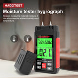 2 Pins Digital Wood Moisture Meter Wall Hygrometer Timber Damp Detector LCD Wood Humidity Tester Cement Brick Moisture Meter