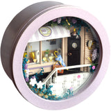 Cutebee DIY House Wooden Doll Houses Miniature Dollhouse Furniture Kit with LED Toys for Children Christmas Gift  Mini House