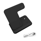 3 in 1 15W Fast Qi Wireless Charger for iPhone 12 11 X XS XR 8 Charger Dock Stand for  Pro for Apple