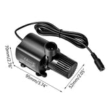 Ultra-quiet 12V 15W 800L/H Flow Rate Waterproof Brushless Pump Mini