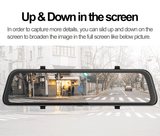 LAMJAD  S11Stream Media Rear Mirror Dash Cam 12 Inch IPS Touch Screen Car Dvr 2K Driving Recorder Dashcam Super Night Vision