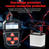 KW208 Car Battery Tester 12V Battery Load Tester Overvoltage Protection Digital Battery Analyzer For Automobile Truck Motorcycle