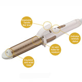 Potable 2 in 1 Professional Electric Steam Hair Straightener Hair Curler Curling Iron Wave Hair Iron Flat Iron Styling Tools