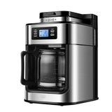 2 In1 Drip Coffee Maker Automatic Coffee Machine With Grinder  Espresso Machine American Coffee Maker With Coffee Bean Grinder